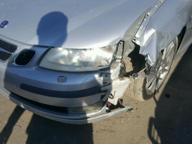 YS3FD49Y071128489 - 2007 SAAB 9-3 2.0T SILVER photo 9