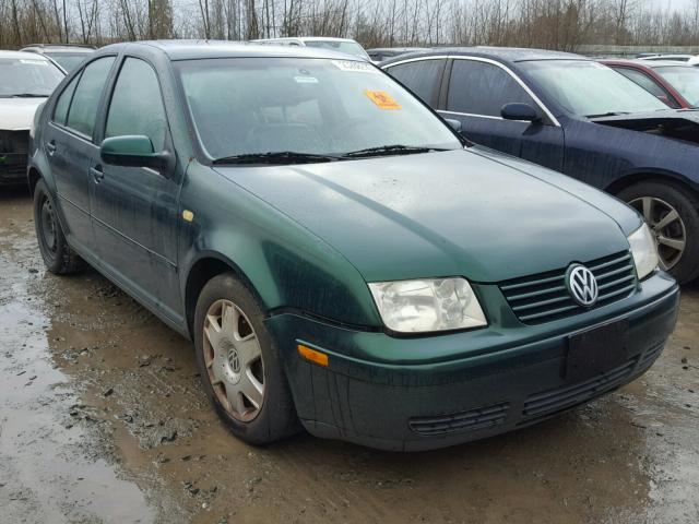 3VWTE29M1YM025589 - 2000 VOLKSWAGEN JETTA GLX GREEN photo 1