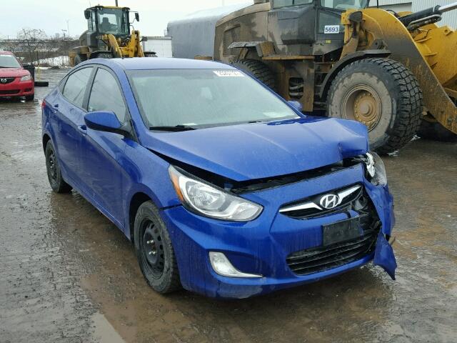 KMHCT4AE4CU152622 - 2012 HYUNDAI ACCENT GLS BLUE photo 1