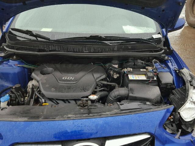 KMHCT4AE4CU152622 - 2012 HYUNDAI ACCENT GLS BLUE photo 7