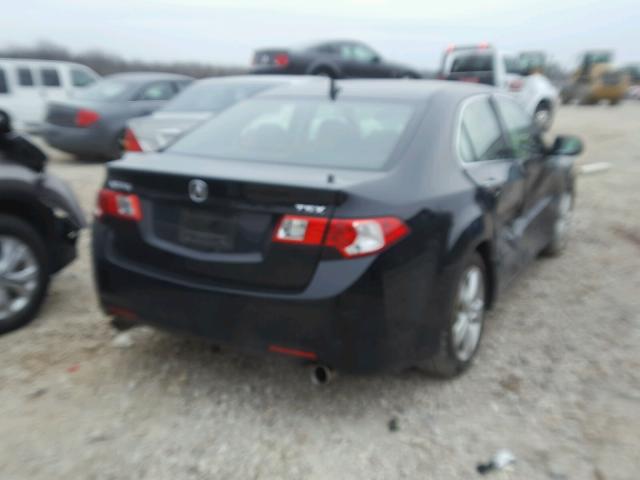 JH4CU2F64AC017021 - 2010 ACURA TSX BLACK photo 4