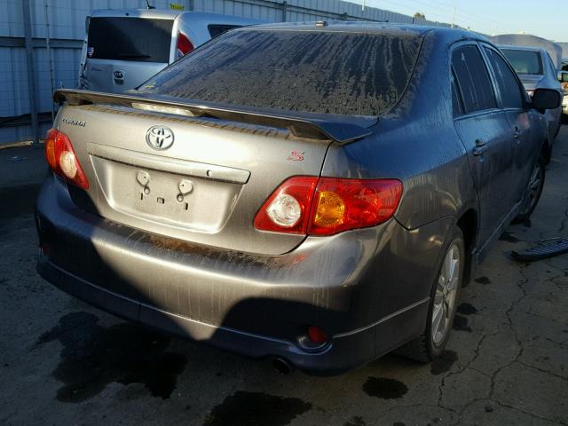 2T1BU4EE9AC420078 - 2010 TOYOTA COROLLA BA GRAY photo 4