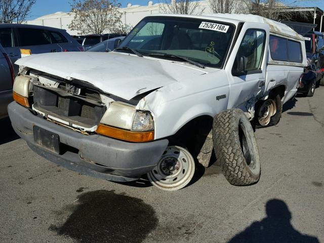 1FTYR10C5YPA42661 - 2000 FORD RANGER WHITE photo 2