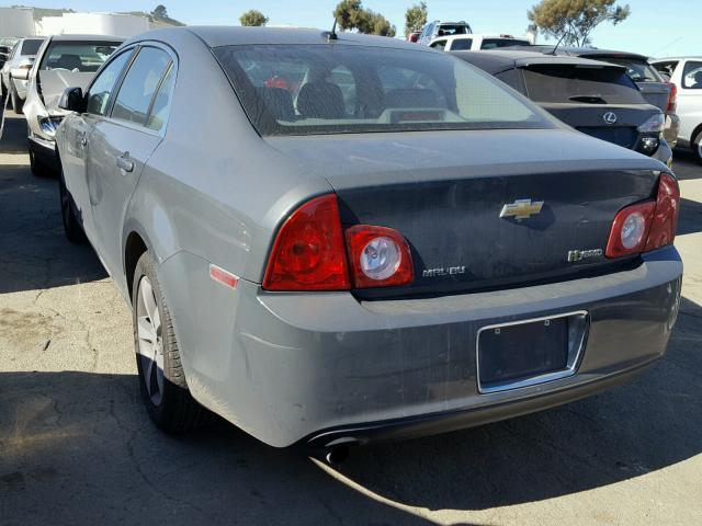 1G1ZF57569F113586 - 2009 CHEVROLET MALIBU HYB 灰色 照片 3