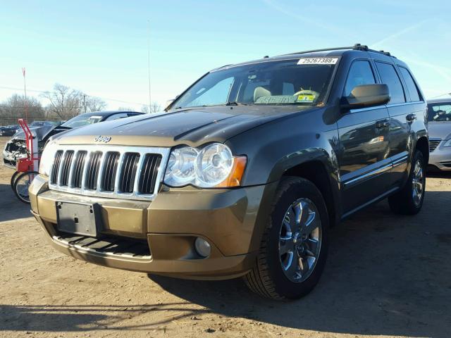 1J8HR58P39C507504 - 2009 JEEP GRAND CHER GREEN photo 2