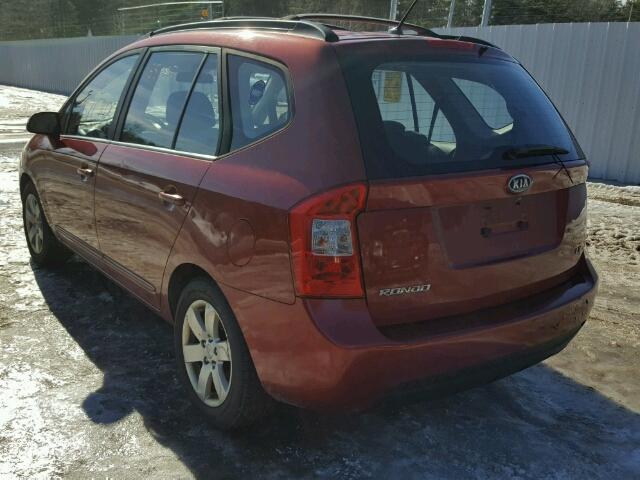 KNAFG525587149841 - 2008 KIA RONDO BASE RED photo 3