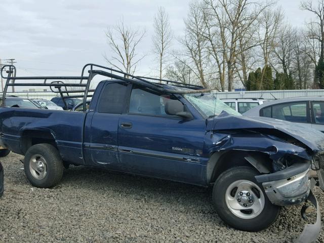 3B7HC13Y0YM204095 - 2000 DODGE RAM 1500 BLUE photo 10