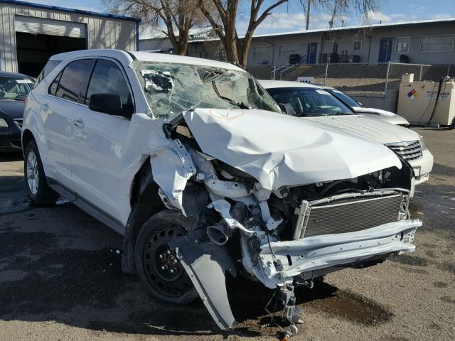 2CNALBEC8B6254555 - 2011 CHEVROLET EQUINOX LS WHITE photo 1