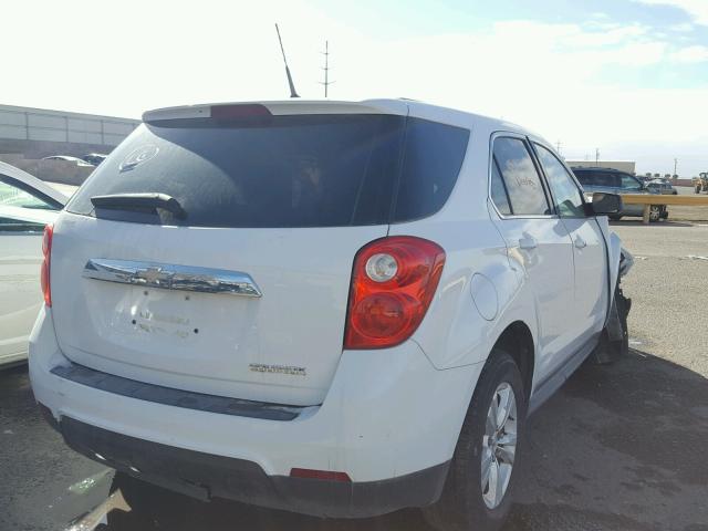 2CNALBEC8B6254555 - 2011 CHEVROLET EQUINOX LS WHITE photo 4