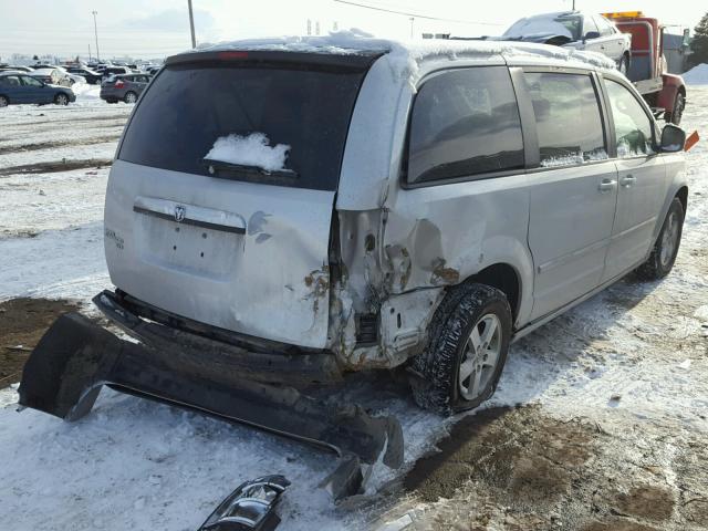 1D8HN54P78B139732 - 2008 DODGE GRAND CARA SILVER photo 4