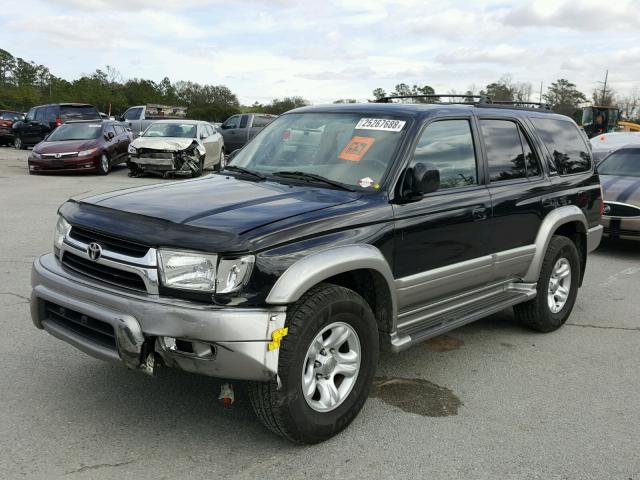 JT3HN87R810329235 - 2001 TOYOTA 4RUNNER LI BLACK photo 2