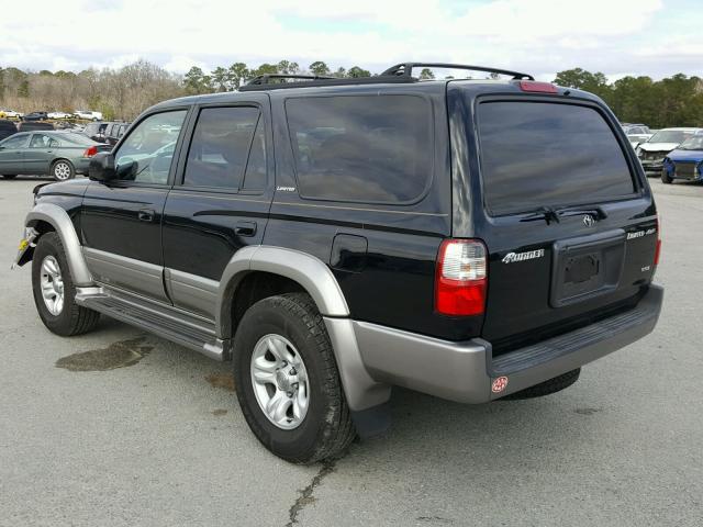 JT3HN87R810329235 - 2001 TOYOTA 4RUNNER LI BLACK photo 3