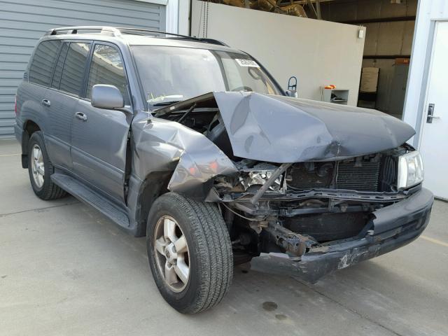 JTEHT05J132049689 - 2003 TOYOTA LAND CRUIS GRAY photo 1