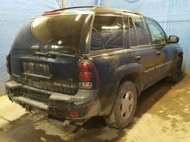 1GNDT13S532190020 - 2003 CHEVROLET TRAILBLAZE BLACK photo 4