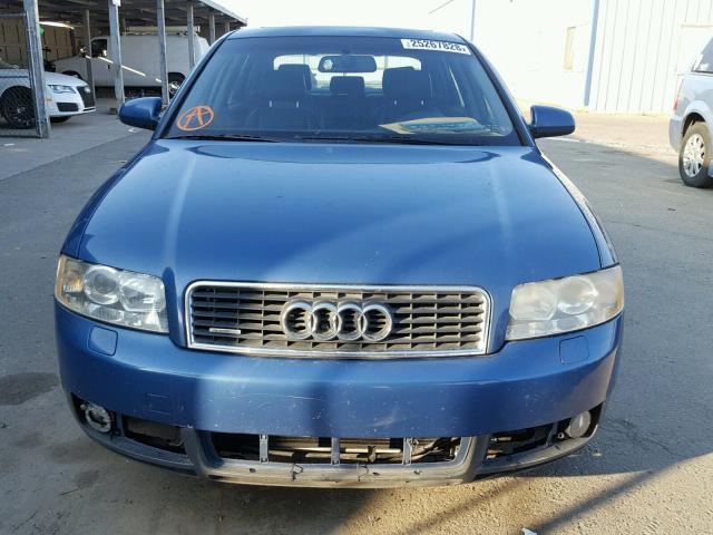 WAULT68E52A120846 - 2002 AUDI A4 3.0 QUA BLUE photo 9