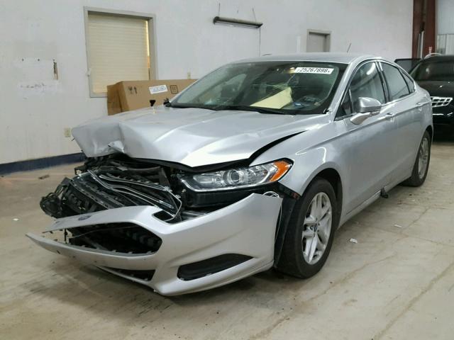 3FA6P0H71ER159937 - 2014 FORD FUSION SE SILVER photo 2