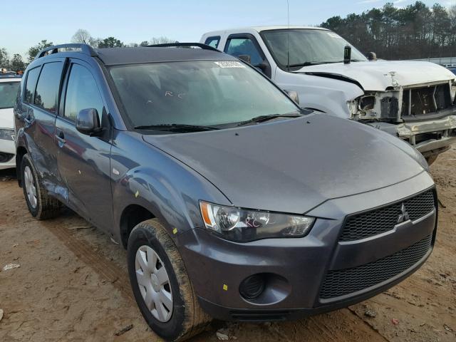 JA4AS2AW4BU017290 - 2011 MITSUBISHI OUTLANDER GRAY photo 1