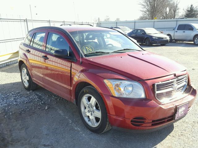 1B3HB48B08D653380 - 2008 DODGE CALIBER SX RED photo 1