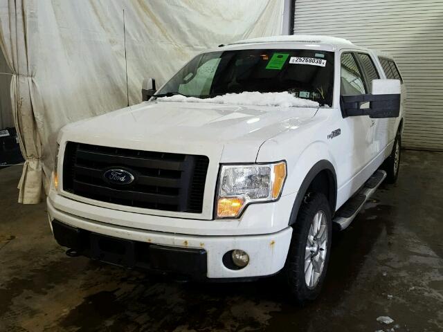 1FTFW1EV3AFD83014 - 2010 FORD F150 SUPER WHITE photo 2