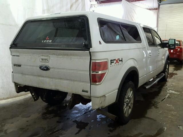 1FTFW1EV3AFD83014 - 2010 FORD F150 SUPER WHITE photo 4