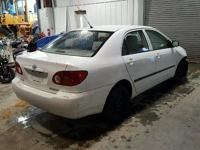 1NXBR32E23Z099891 - 2003 TOYOTA COROLLA CE WHITE photo 4