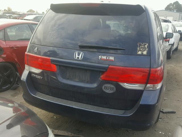 5FNRL38299B039772 - 2009 HONDA ODYSSEY LX BLUE photo 4