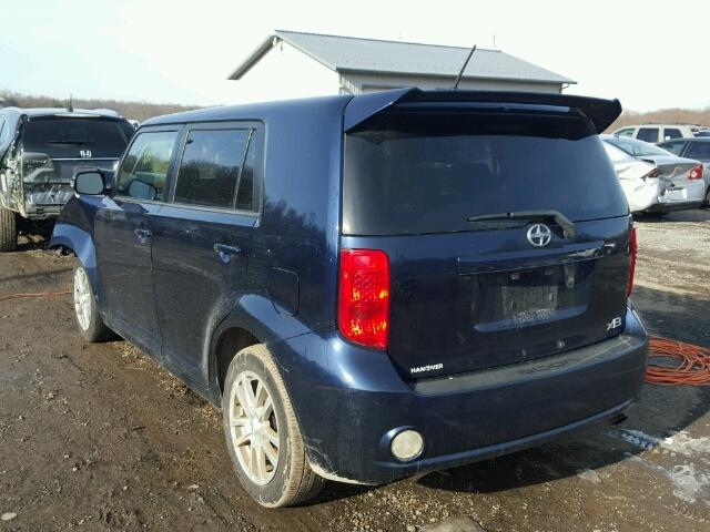 JTLKE50E181042173 - 2008 TOYOTA SCION XB 蓝色 照片 3