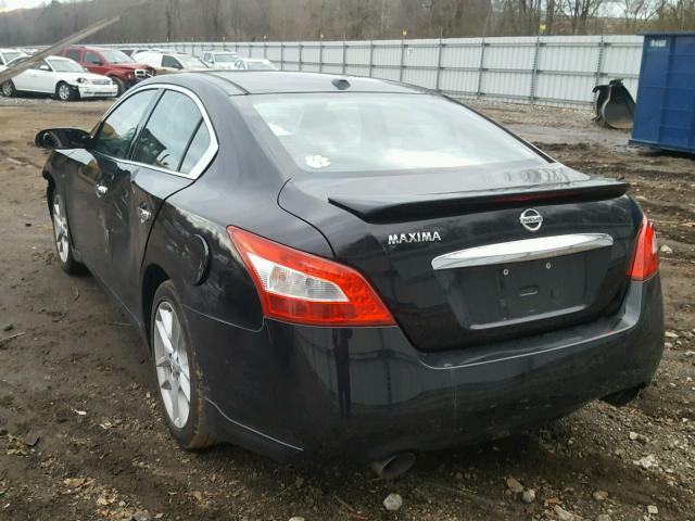 1N4AA5AP5AC863361 - 2010 NISSAN MAXIMA S BLACK photo 3