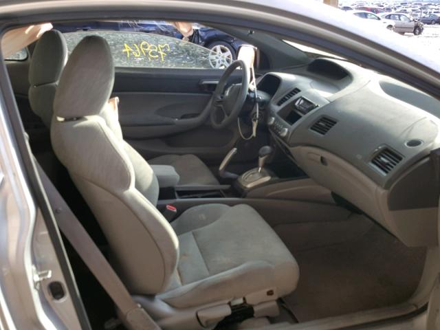 2HGFG12677H562076 - 2007 HONDA CIVIC LX SILVER photo 5