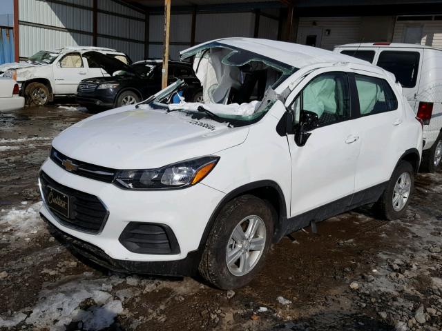 KL7CJNSBXHB209071 - 2017 CHEVROLET TRAX LS WHITE photo 2