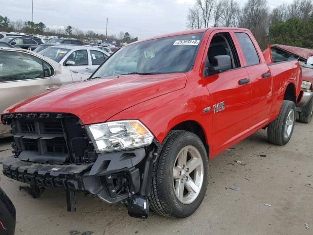 1C6RR6FT1GS119389 - 2016 RAM 1500 ST RED photo 2