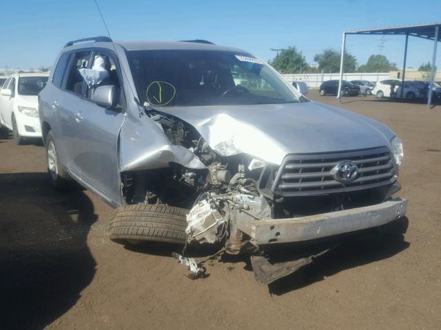 JTEES41A392143276 - 2009 TOYOTA HIGHLANDER SILVER photo 1