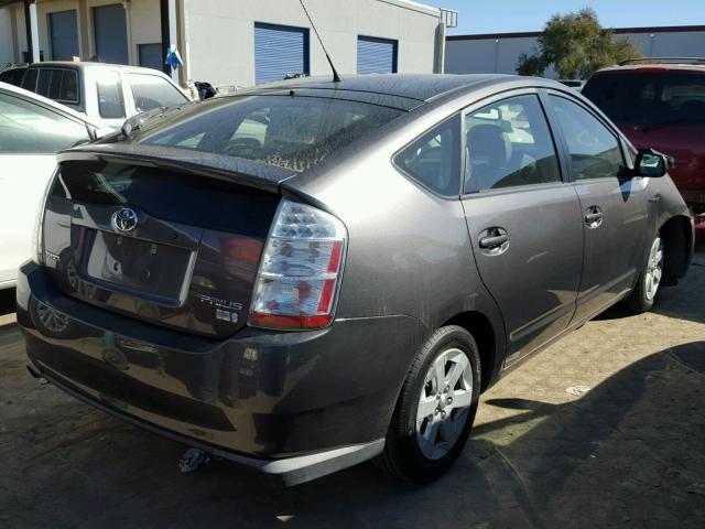 JTDKB20U773221900 - 2007 TOYOTA PRIUS GRAY photo 4