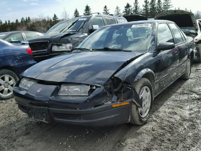 1G8ZH5280SZ275229 - 1995 SATURN SL1 BLUE photo 2