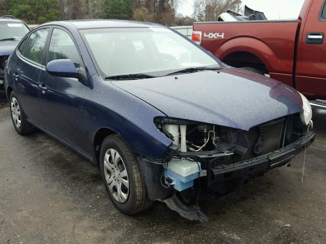 KMHDU4AD4AU068547 - 2010 HYUNDAI ELANTRA BL BLUE photo 1