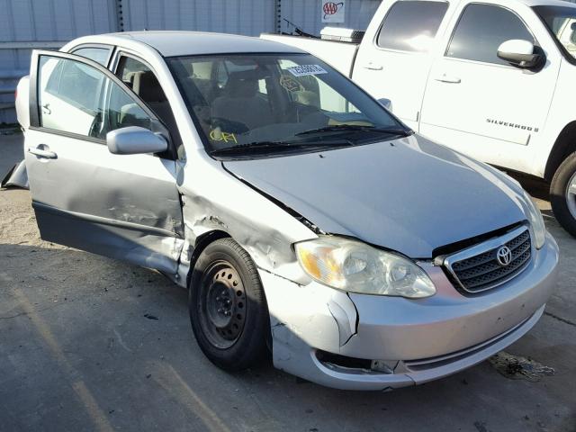 1NXBR32E36Z663116 - 2006 TOYOTA COROLLA CE SILVER photo 1