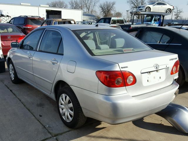 1NXBR32E36Z663116 - 2006 TOYOTA COROLLA CE SILVER photo 3