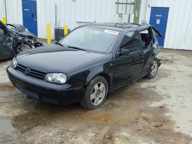 9BWDD61J814034848 - 2001 VOLKSWAGEN GTI GLS BLACK photo 2