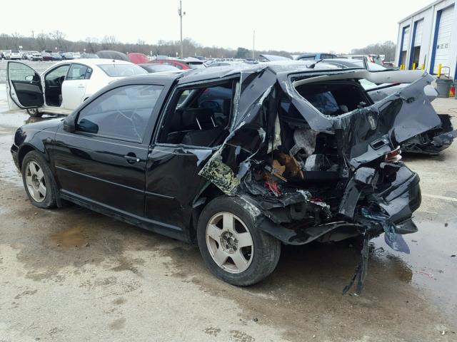 9BWDD61J814034848 - 2001 VOLKSWAGEN GTI GLS BLACK photo 3