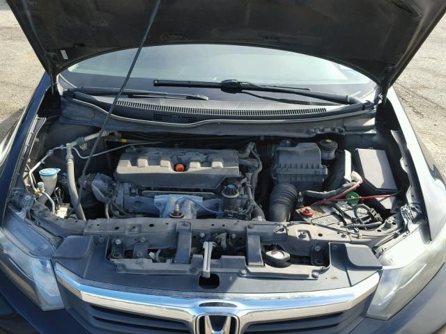 2HGFB2F84CH505148 - 2012 HONDA CIVIC EX შავი ფოტო 7