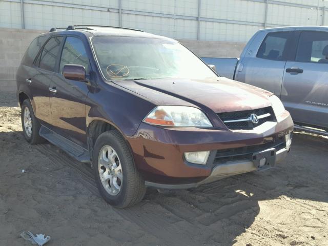 2HNYD18802H505519 - 2002 ACURA MDX TOURIN MAROON photo 1