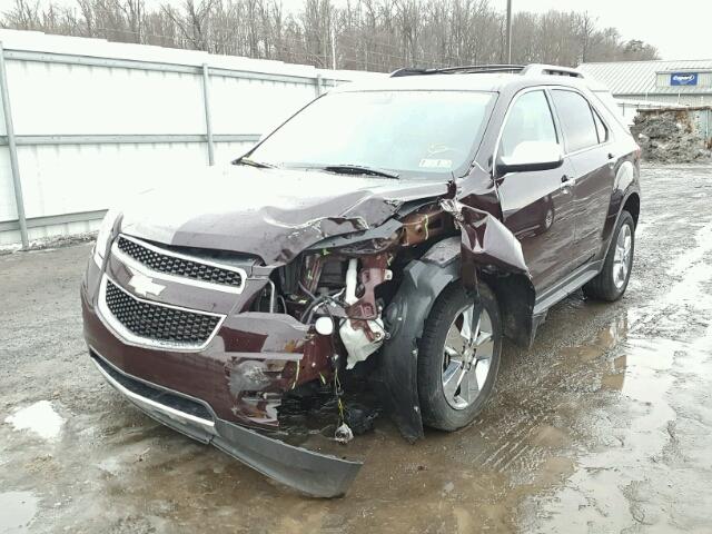 2CNALFEC5B6462500 - 2011 CHEVROLET EQUINOX LT BURGUNDY photo 2