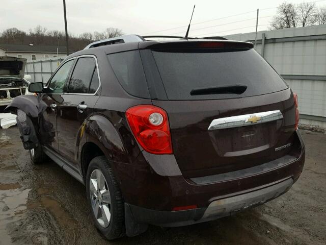 2CNALFEC5B6462500 - 2011 CHEVROLET EQUINOX LT BURGUNDY photo 3