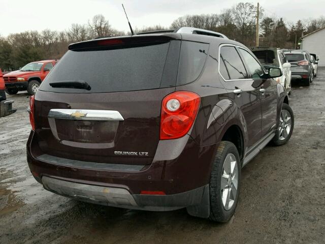 2CNALFEC5B6462500 - 2011 CHEVROLET EQUINOX LT BURGUNDY photo 4