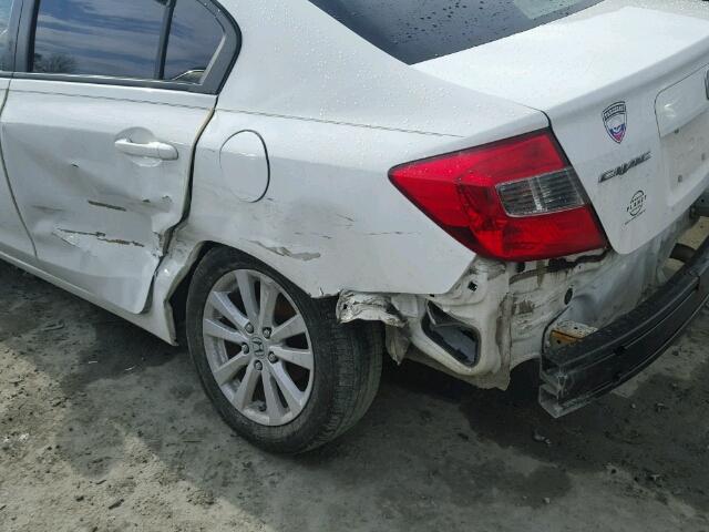 2HGFB2F90CH522456 - 2012 HONDA CIVIC EXL 白色 照片 9
