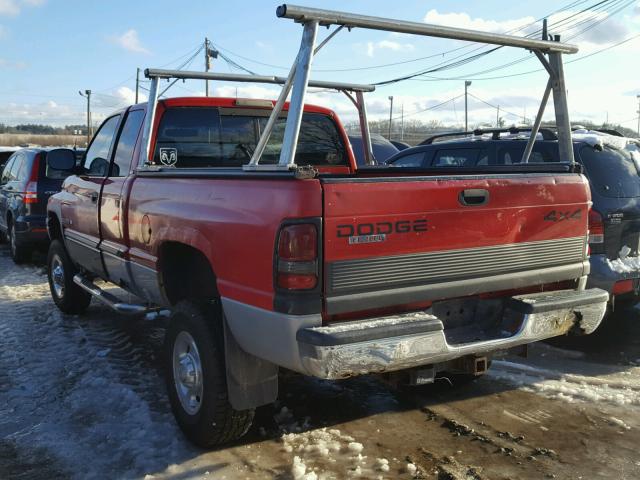 1B7KF23Z4YJ113162 - 2000 DODGE RAM 2500 RED photo 3