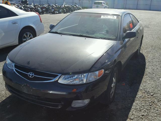 2T1CG22P91C442667 - 2001 TOYOTA CAMRY SOLA BLACK photo 2