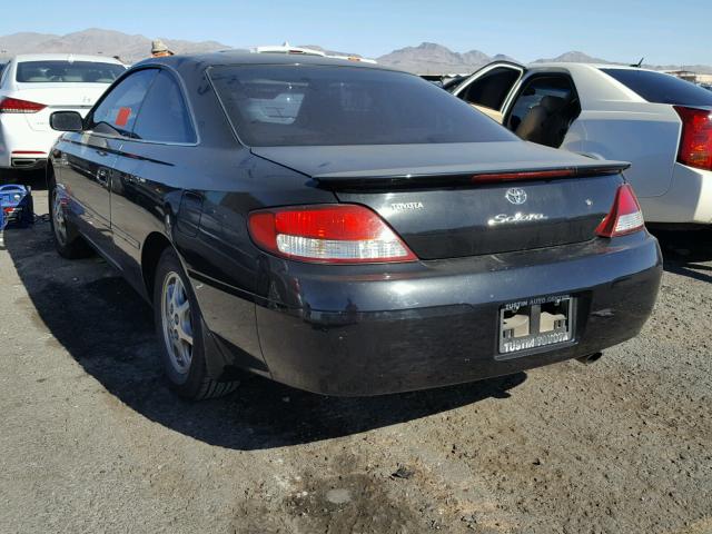 2T1CG22P91C442667 - 2001 TOYOTA CAMRY SOLA BLACK photo 3