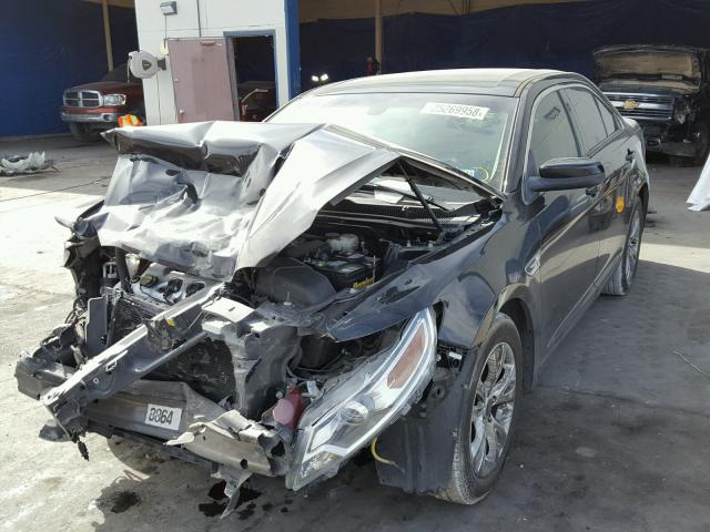 1FAHP2EW7CG124341 - 2012 FORD TAURUS SEL BLACK photo 2