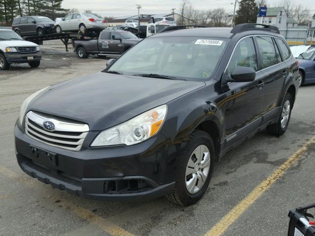 4S4BRBAC4B1352462 - 2011 SUBARU OUTBACK 2. BLACK photo 2